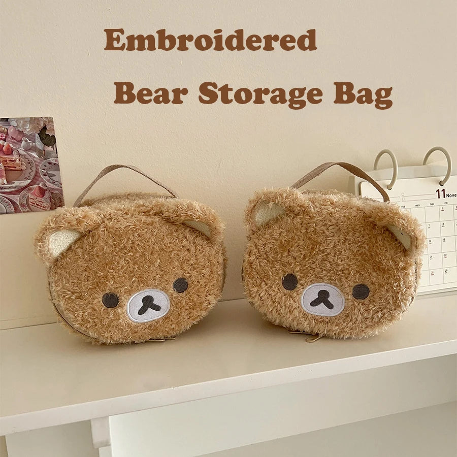 Plush Bear Cosmetic Bag