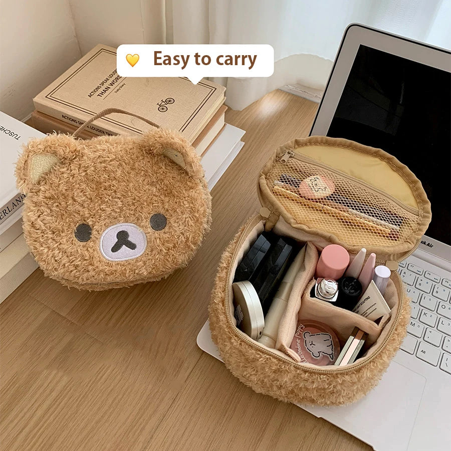 Plush Bear Cosmetic Bag